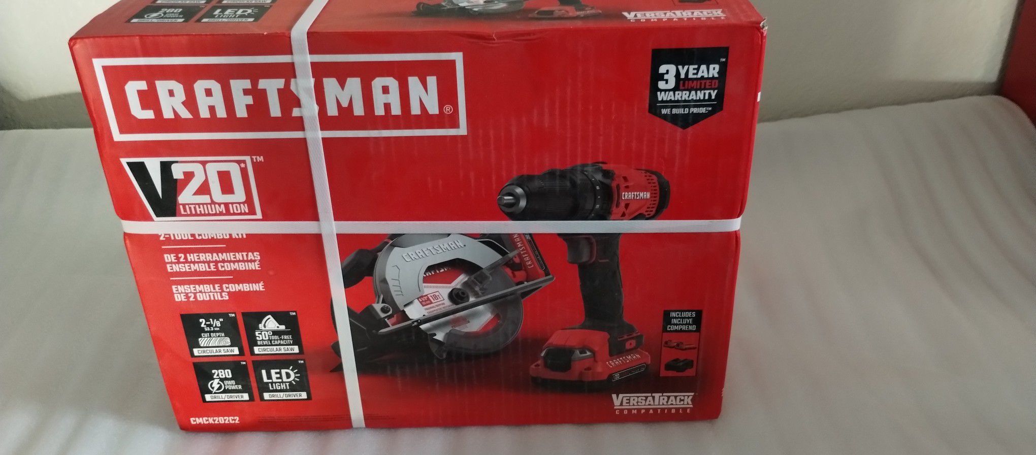 CRAFTSMAN V20 2-Tool Power Tool Combo Kit (2-Batteries Included and Charger Included)