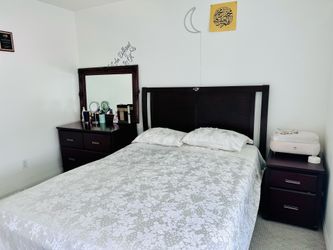 Bed frame+ dresser+ dresser+ nightstand (mattress not included)