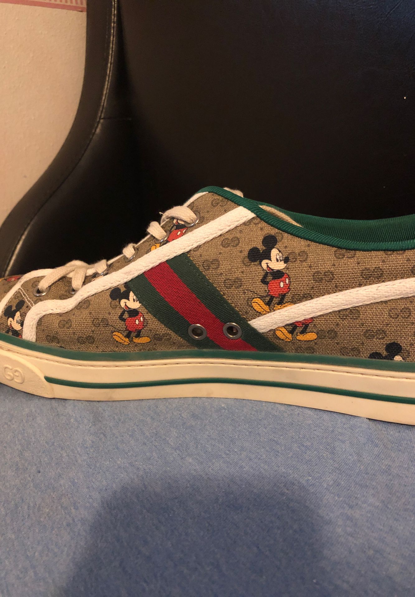 Mickymouse Gucci tennis shoes