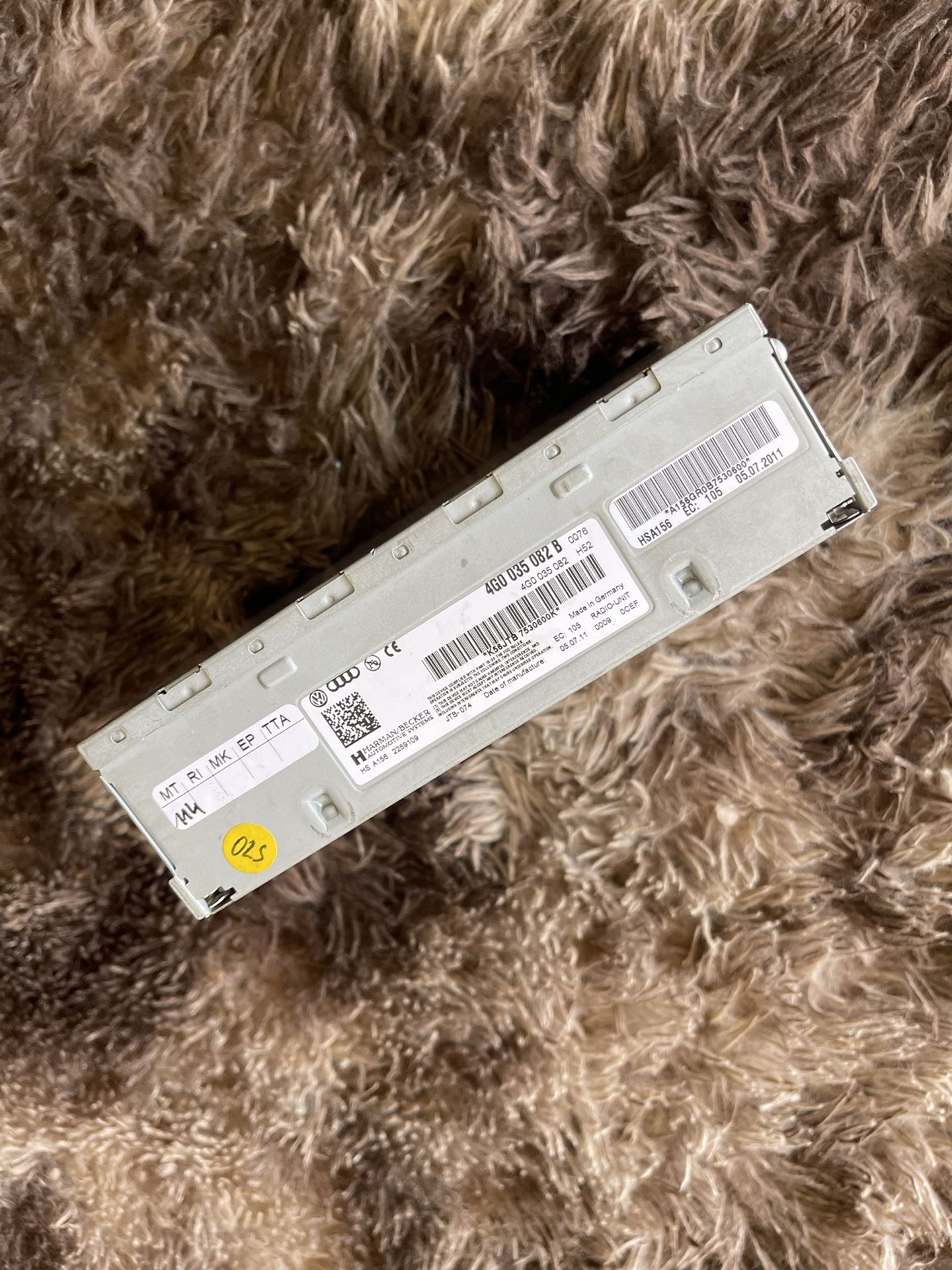 2012-2016 AUDI A5 S5 RADIO RECEIVER TUNER MODULE 4G0 035 082 B