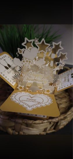 Happy Anniversary Pop-Up Greeting Card
