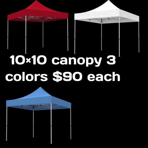Canopy De 10x 10 Para Cualquier Tipo De Eventos Taqueros Fiestas Tarpa Lonas Gasebos