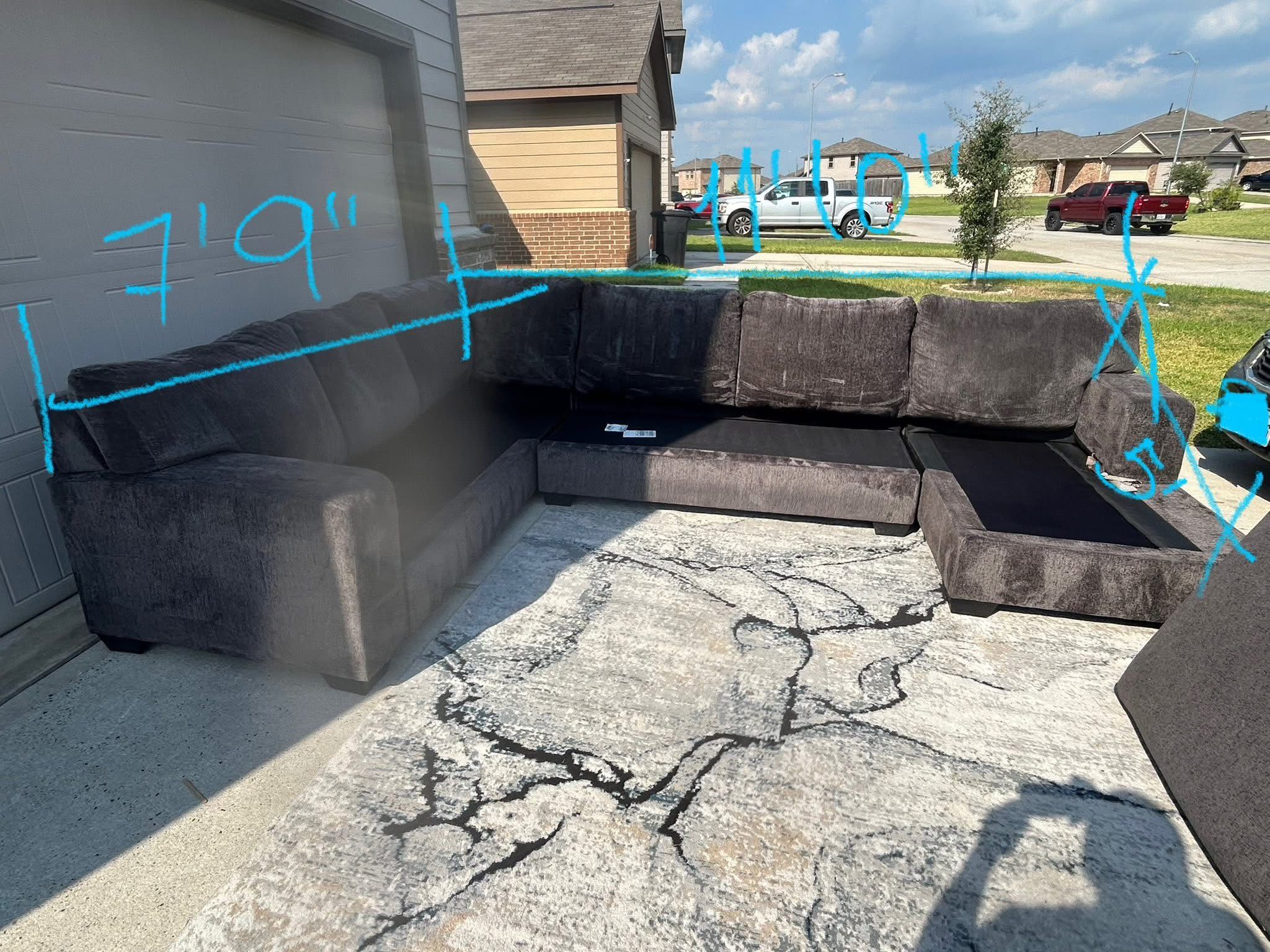 Sectional/sofa/couch/sala FREE DELIVERY!!!