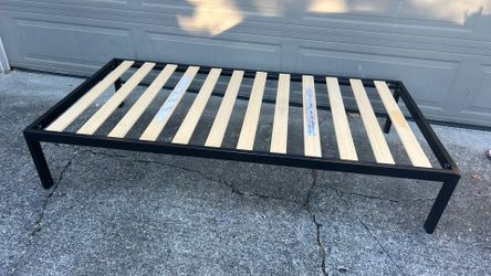 Twin metal frame