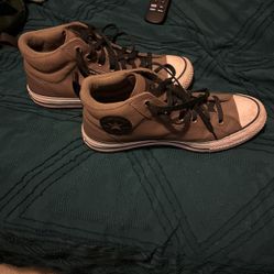 Brown Waterproof Converse Chuck Taylor All Star Size 9.5