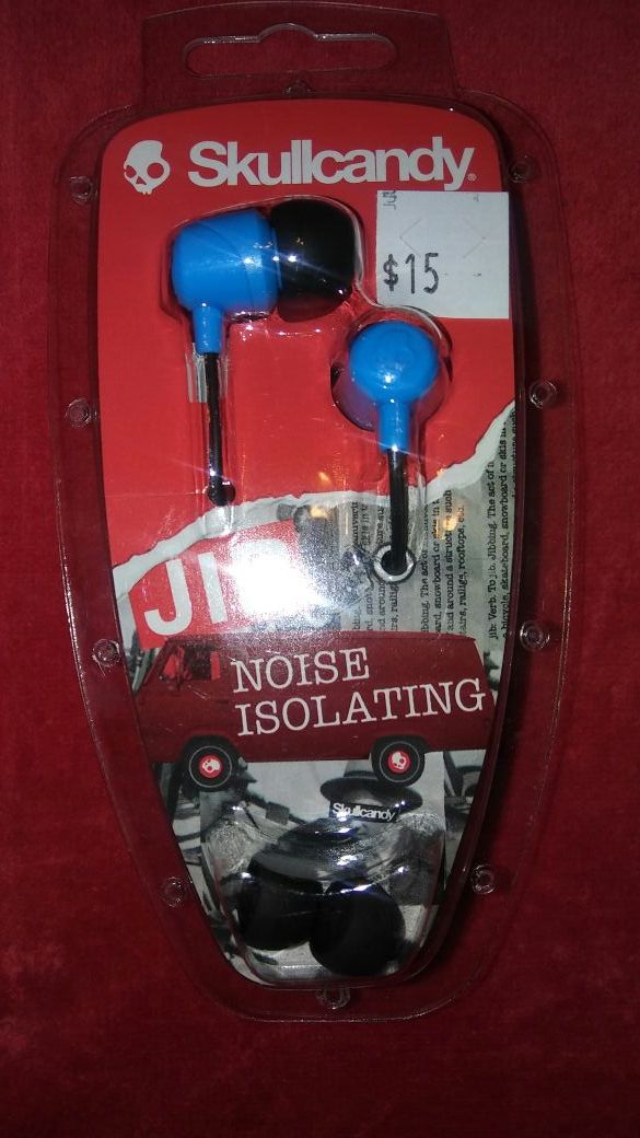 Skullcandy noise insulating headphones earbud