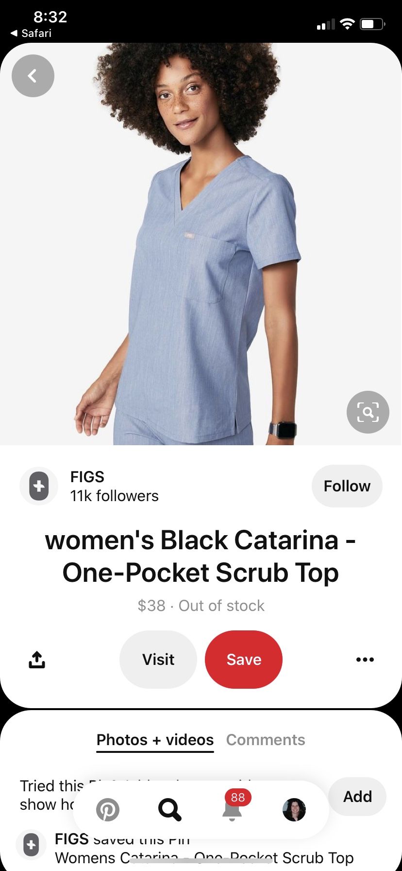 Women’s figs scrubs - NWT