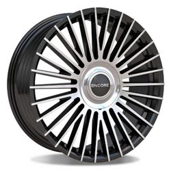 ENCORE 22X9.5 6X135/139.7 ET25 CB106.1 MACHINE FACE / GLOSS BLACK