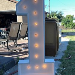Marquee Letters And Numbers