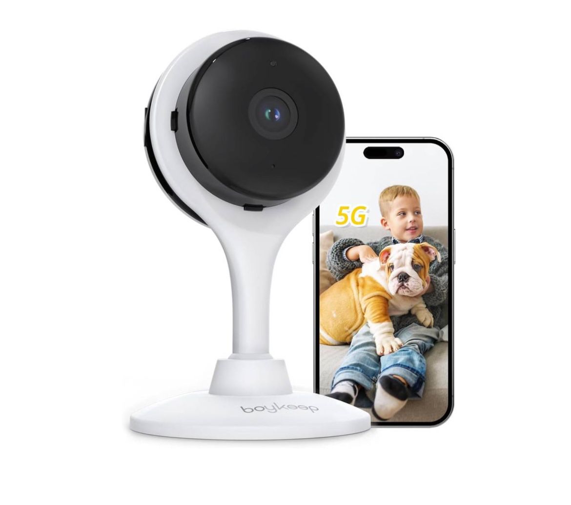 new 2K Indoor Security Camera 5G/2.4GHz Wi-Fi Cameras for Baby/Elder/Dog/Pet Camera with Phone app, 2-Way Audio Baby Monitor Camera, Night Vision, Clo