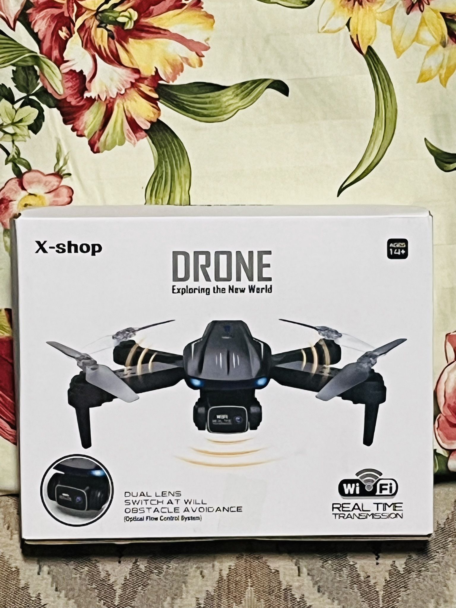 Brand new Drone with REAL WIFI TRANSMISSION Camera 1080P HD, FPV Drones with 2 Batteries,