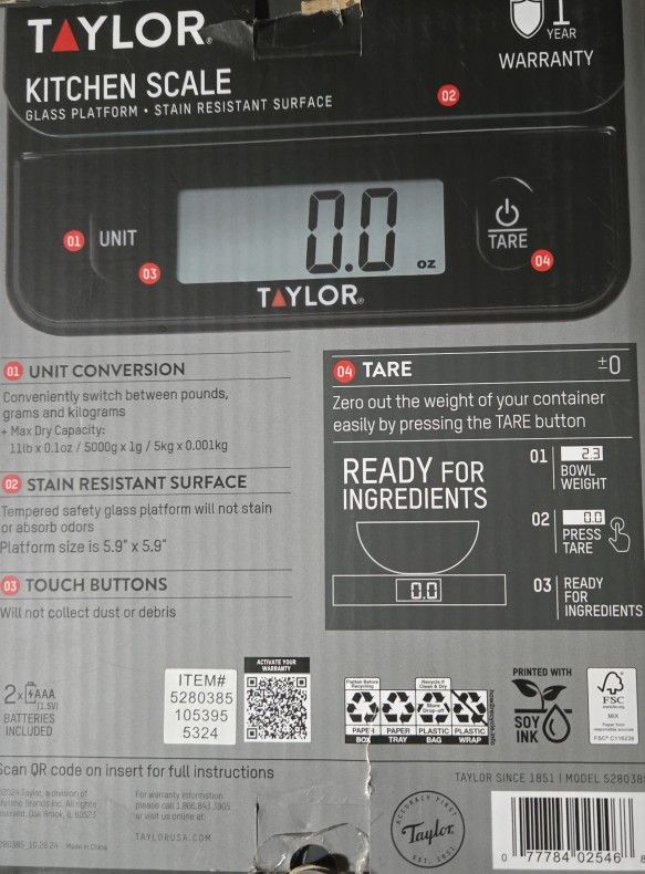 Taylor   Kitchen   and   Miscellaneous  SCALE 