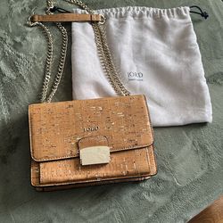 JORD Emilie Natural & Gold Medium Cross