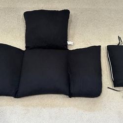 New Black Cushion for Hanging Egg Chair Swing Replacement Seat Pad