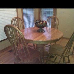 Wood Tables & Chairs