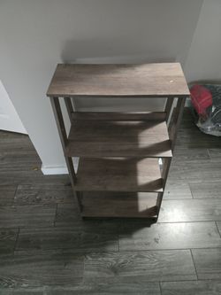 4-Tier Wood Bookshelf