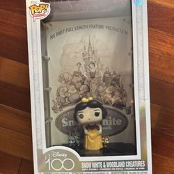 Funko Pop! Movie Poster Disney 100th Snow White and Woodland Creatures NEW +BOX