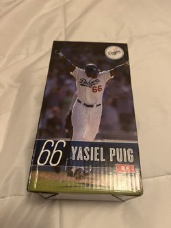 Yasiel Puig Dodgers Bobblehead New 