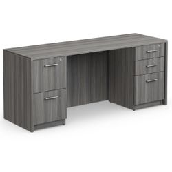 Charcoal Office Desk *****READ DESCRIPTION 