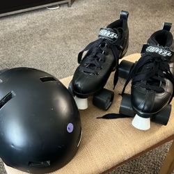 Chicago skate bullet and helmet