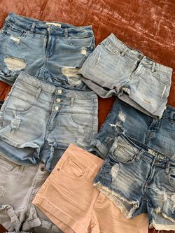 Jeans short/destress size 2 , 26 , 28M, 5, 27, 9Ect