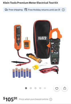 Tools Premium Meter Electrical Test Kit