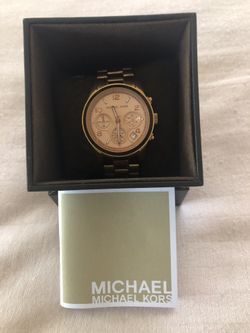 Michael Kors rose gold watch!