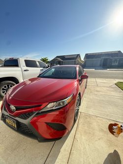 Toyota Camry SE Red Sedan