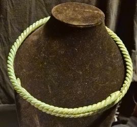 MEDIEVAL VIKING BRONZE NECK TORC / RING — ATTRIBUTED c. 950 AD