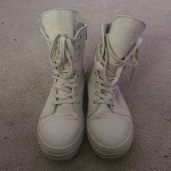 *Authentic*High Top Rick Owens cream/tan color