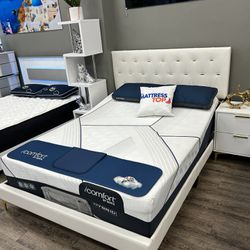 Cama Queen Bed Frame White ( Only 10 Down)