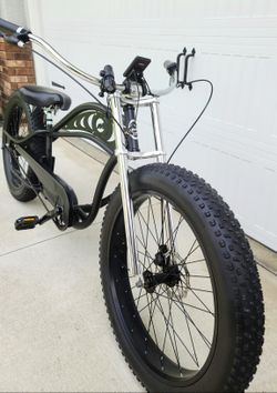 Micargi cyclone deluxe discount chopper style electric bike