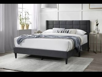 Queen Bed Frame With Mattress 