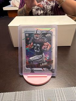 Laube #23 Topps Chrome Rookie Football Card