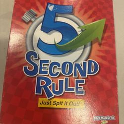 5 Second Rule Board Game