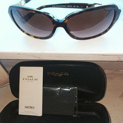 Women's Coach Sunglasses (Dark Tortoise)