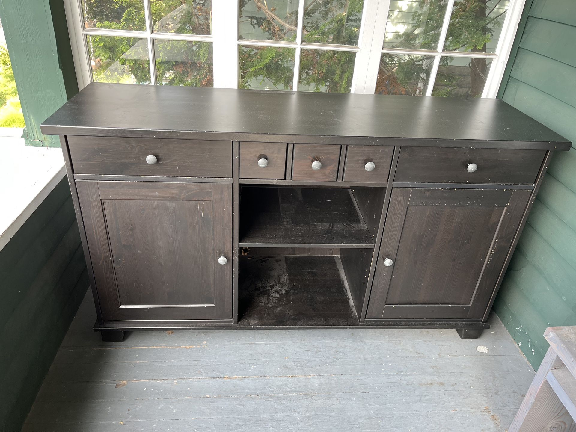 Sturdy Black Sideboard /TV Stand