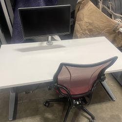 Herman Miller Single Flo Monitor Arm! Monitor Mounts! We Also Have Standing Desk And Chairs!