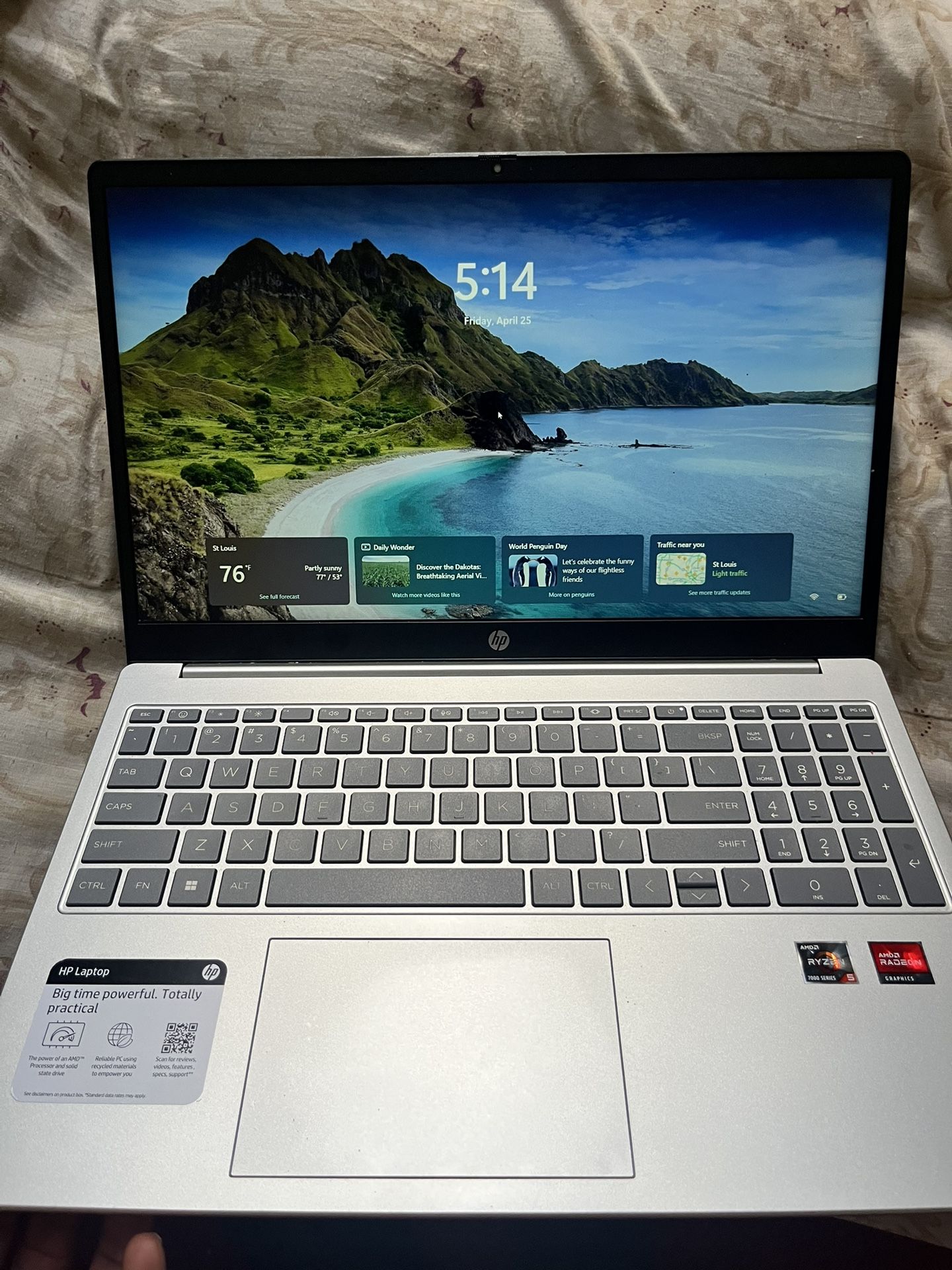 Hp Laptop 15.6”| Windows 11 Home Software