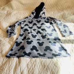 DISNEY MICKEY MOUSE FAUX FUR FLEECE Women’s Long Sleeve