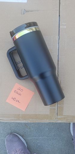 40 Oz Oil Slick Black Tumbler