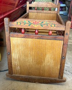 Vintage Doll Crib