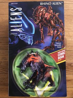 Rare NECA Alien Action Figure + Comic Book