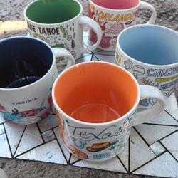 Starbucks been there series collectible coffee mugs