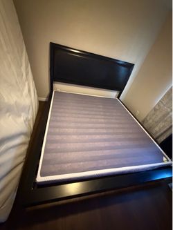 King size bed frame and dresser