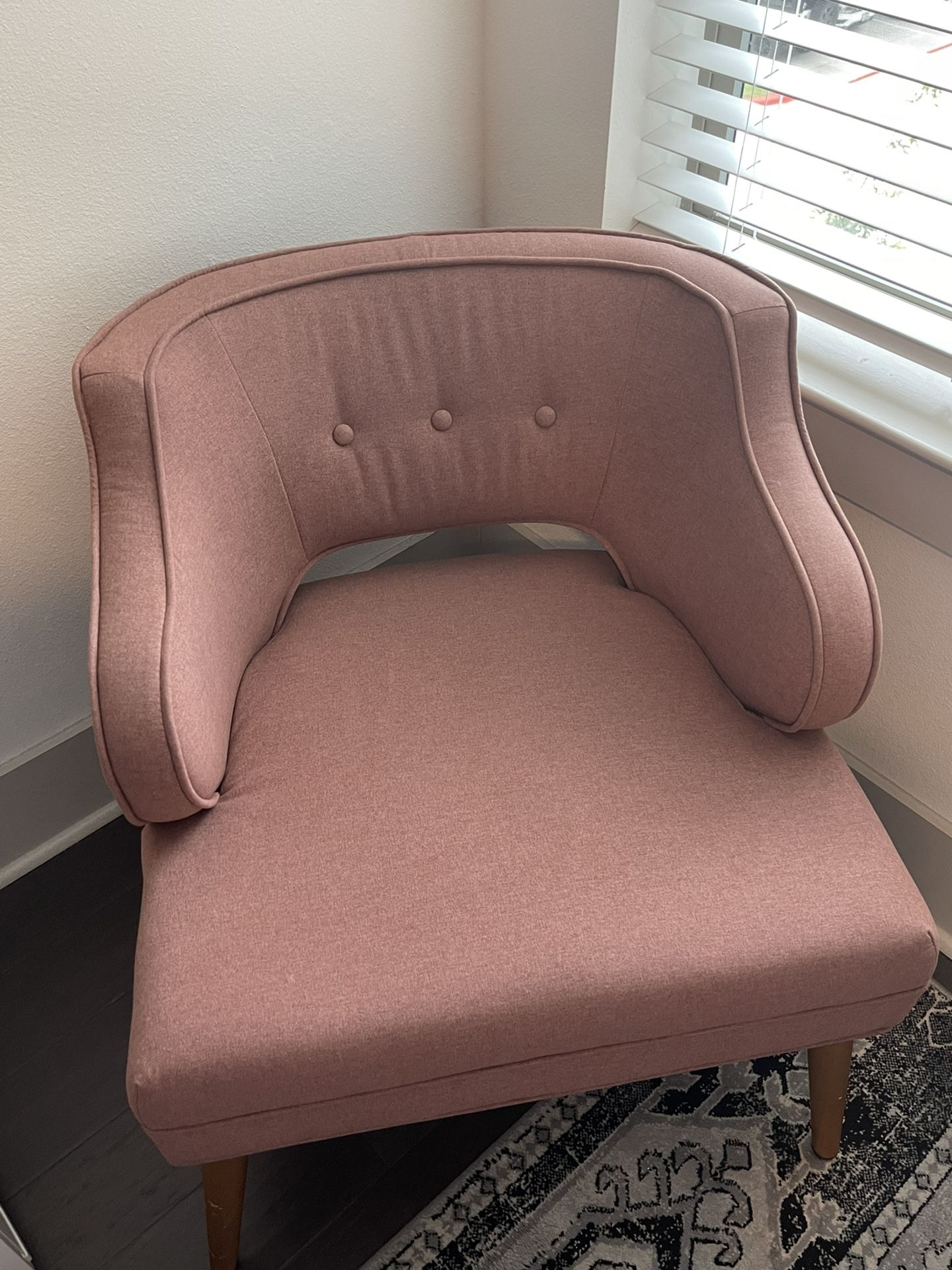 Rose pink 2025 tyley upholstered chair