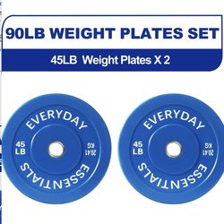 45LB Olympic Bumper Plate Pair