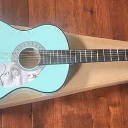 Taylor Swift Signed Acoustic Guitar JSA AUTHENTICATED Eras Tour Autographed Rare