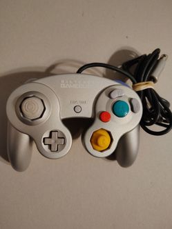 Nintendo Gamecube Gray Wired Controller Platinum Silver DOL-003