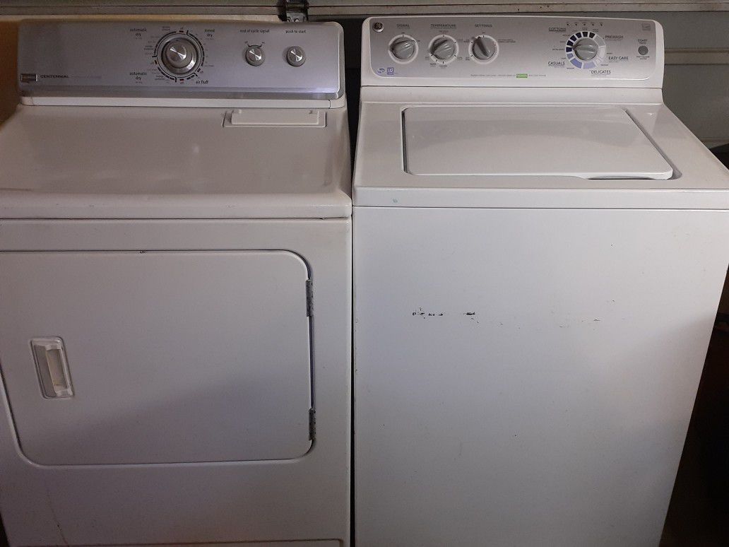GE Washer  And KENMORE  ELECTRIC Dryer  